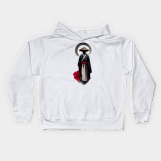 Art chinese man Kids Hoodie